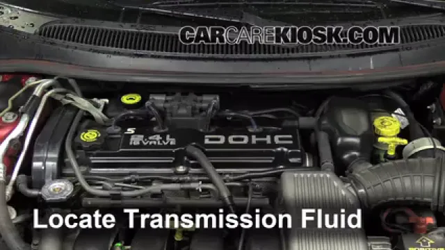 1996 Dodge Stratus ES 2.4L 4 Cyl. Transmission Fluid Add Fluid